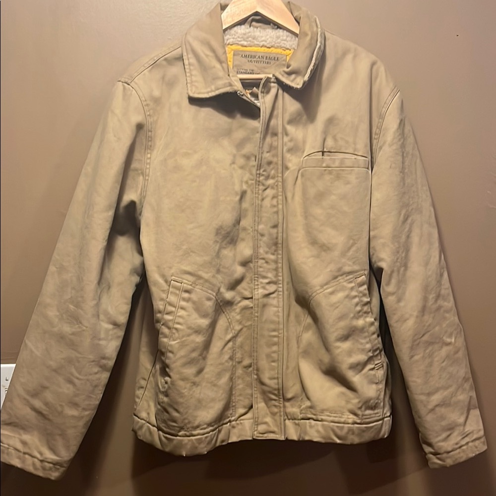 American Eagle Outfitters Beige Casual Jacket